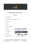 Metropolis User Guide - Home