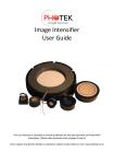 Image Intensifier User Guide