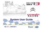System User Guide - CitroenRacing.co.uk