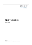 ADC-11/ADC-22 User's Guide