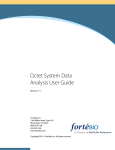 Octet System Data Analysis User Guide
