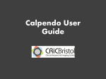 Calpendo User Guide