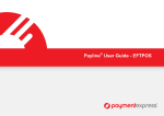 Payline User Guide - EFTPOS