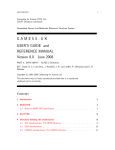 GAMESS-UK USER'S GUIDE and REFERENCE MANUAL Version