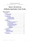 Basic Breathing Software Application User Guide