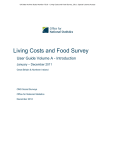 SN 7272 - Living Costs and Food Survey, 2011: User Guide Volume