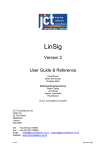 LinSig User Guide & Reference