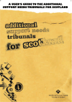 A User's Guide to the Additional Support Needs Tribunals for Scotland