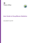 User guide to drug misuse statistics