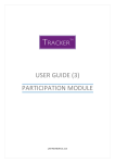 USER GUIDE (3) PARTICIPATION MODULE