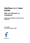 DatPass v1.1 User Guide