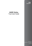 NHSP:Online Trust User Guide