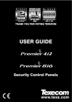 Premier 412 & 816 User Guide