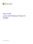Lumia with Windows Phone 8.1 Update User Guide