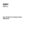 SSRO User Guide for Contract Costs Statement