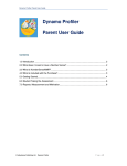 Dynamo Profiler Parent User Guide