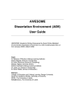 AWESOME Dissertation Environment (ADE) User Guide