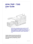 HDW-750P / 730S User Guide