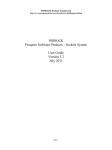 PSPSOCK User Guide - Prospero Software