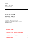 GAMESS-UK USER'S GUIDE and REFERENCE MANUAL Version