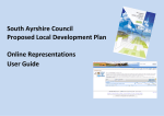 South Ayrshire Council Proposed Local Development Plan Online