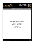 Windows Vista User Guide