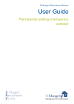 SRS Ending a temporary contract