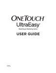 OneTouch® UltraEasy® User Guide Great Britain