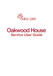 Service User Guide - Oaks Care & Oakwood House