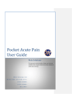 Pocket Acute Pain User Guide