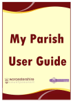 My Parish User Guide - Worcestershire County Council