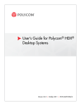 User's Guide for Polycom HDX Desktop Systems, Version 3.0.3