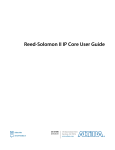Reed-Solomon II IP Core User Guide