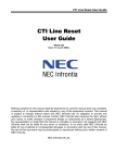 CTI Line Reset User Guide - Helpdesk Communications Ltd