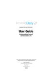 user guide v3.0 - internet diary 2015