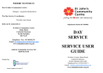 DAY SERVICE SERVICE USER GUIDE