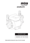 Installation and User Guide SHOWER PUMP