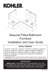 Installation and user Guide sequoia fitted bathroom furniture