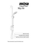 INSTALLATION & USER GUIDE THERMOSTATIC