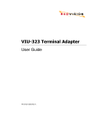 VIU-323 Terminal Adapter User Guide