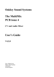 Oakley Sound Systems The MultiMix PCB issue 4 User's Guide