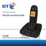 Quick Set-up and User Guide BT1500