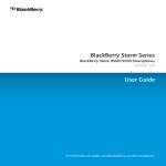 BlackBerry Storm Series - 5.0 - User Guide