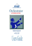 Orchestrator User Guide - Measurement Systems Ltd