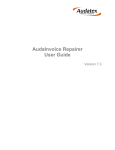 AudaInvoice Repairer User Guide