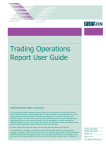 Trading Operations Report User Guide