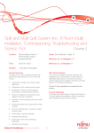 Split and Multi-Split System (inc. 8 Room Multi