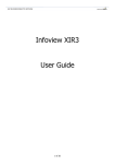 Infoview XIR3 User Guide