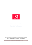 Web Data Collector (WDC) User Guide &ndash; Teacher Access