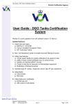 User Guide - DGO Tanks Certification System